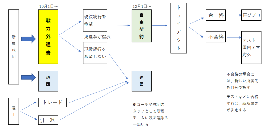 プロ野球の自由契約 退団 戦力外の違いをわかりやすく解説 くらしく