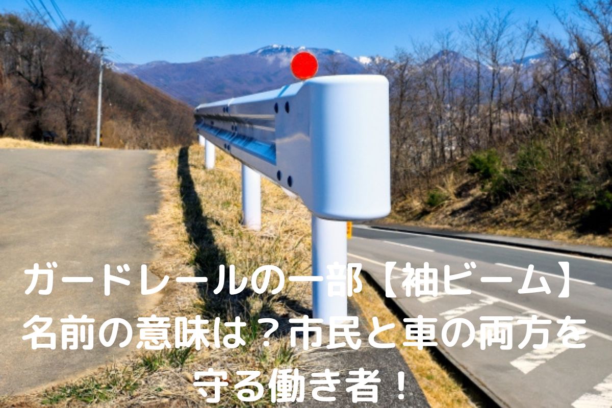 ガードレールの一部 袖ビーム 名前の意味は 市民と車の両方を守る働き者 くらしく